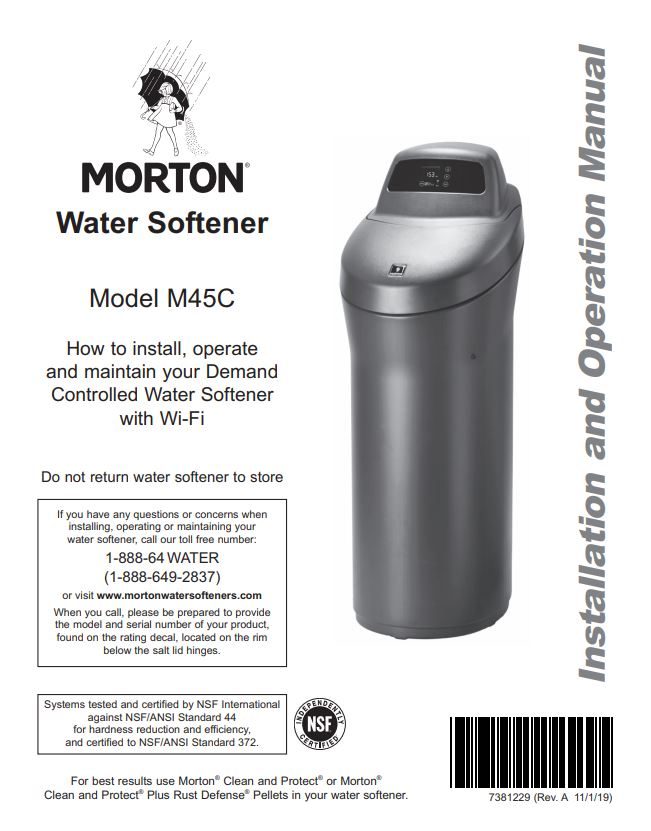 Parts softener morton water Water Softener